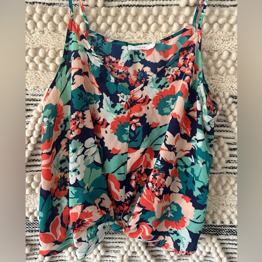 Lush spaghetti strap top